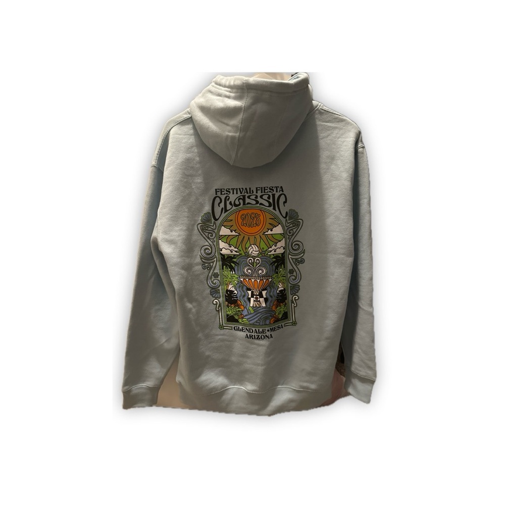 Festival Fiesta Classic Pullover Hoodie | Neutral Graphic Sweatshirt Unisex - Picture 4 of 6
